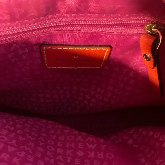 Kate Spade Red Satchel Crossbody with Structured Design - Picture 10 of 16